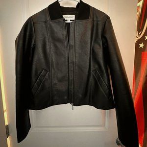 Black Faux Leather Jacket